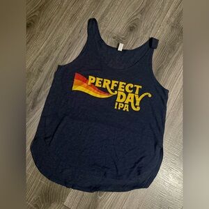 Graphic Beer Tank, super cute with slit on both sides!